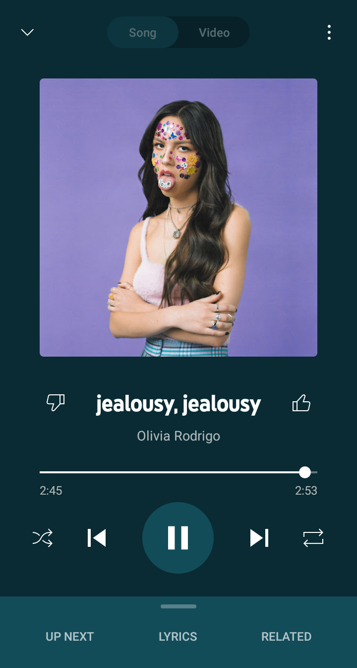 Jealousy, Jealousy…. Play me jealousy, jealousy by Olivia… by Shower