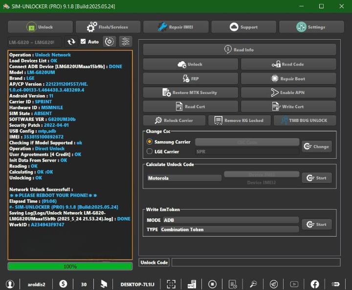 SIM Unlocker Pro V9.3.8 Ultimate All-in-One Mobile Unlocking Solution