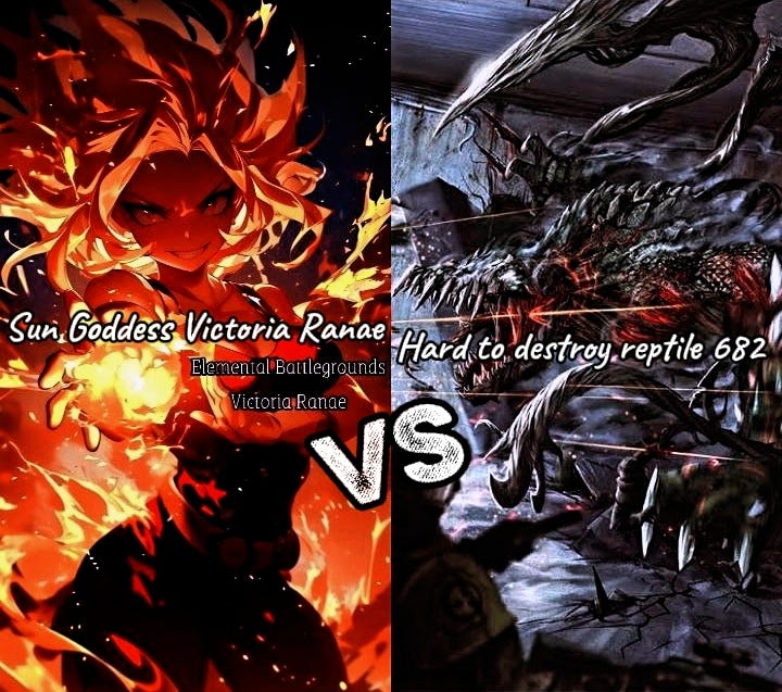How would a fight play out between Sun Goddess Victoria Ranae from the Roblox game Elemental…