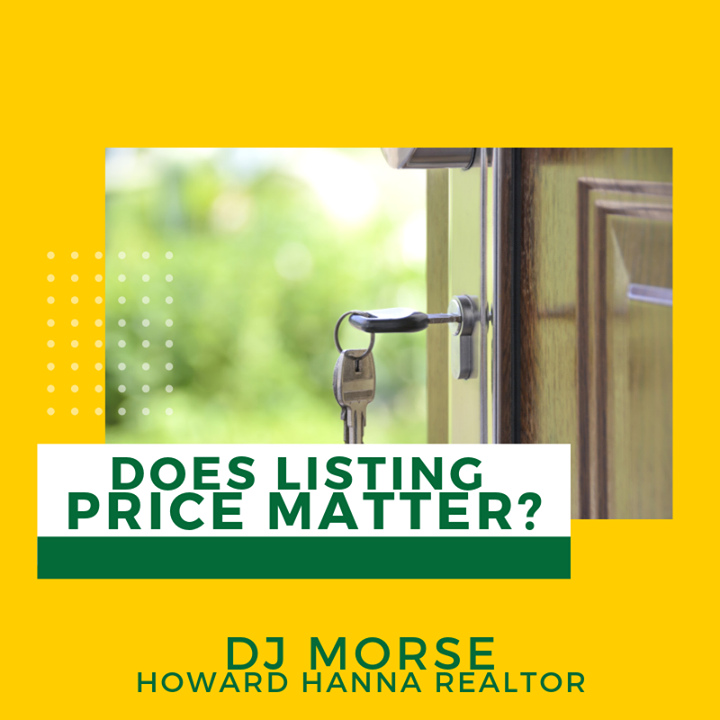 Does my listing price matter?. The question almost everyone wrestles