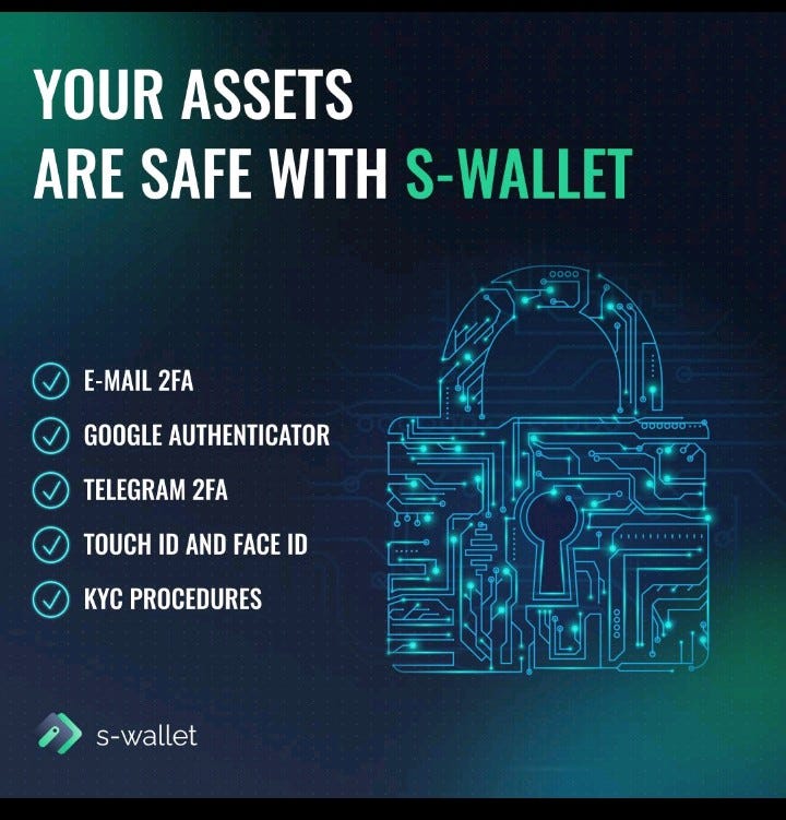 BENEFIT OF SWALLET The SWallet benefits are not farfetched as users