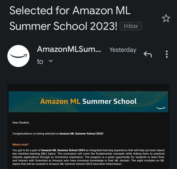 Amazon ML Summer School 2023 Experience by Suparna Chakraborty Medium