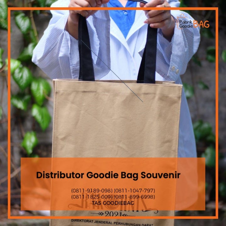 Distributor Goodie Bag Souvenir Distributor Tas Spunbond Murah Medium