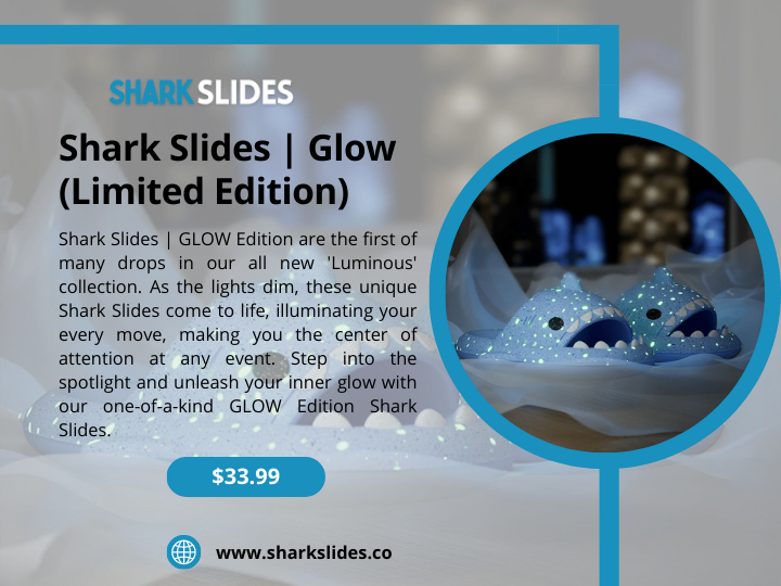 Shark Slides Glow (Limited Edition) — Shark Slides Shark Slides Medium