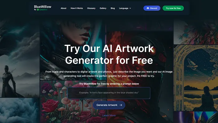 Blue Willow — Landing Page