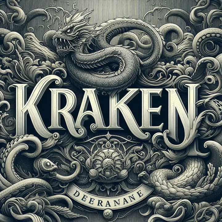 Красивая картинка с kraken — KРÁKÉH кьюар код