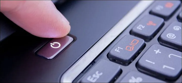 Computer power button
