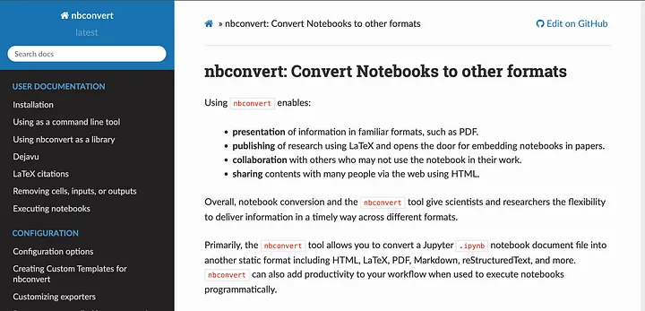 nbconvert
