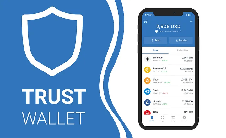 Trust Wallet mobile app