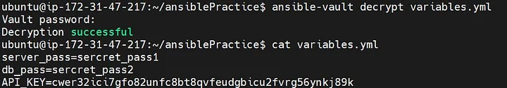 Ansible encrypt