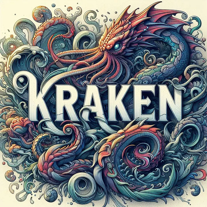 Красивая иллюстрация Kraken — Краkен регистрация