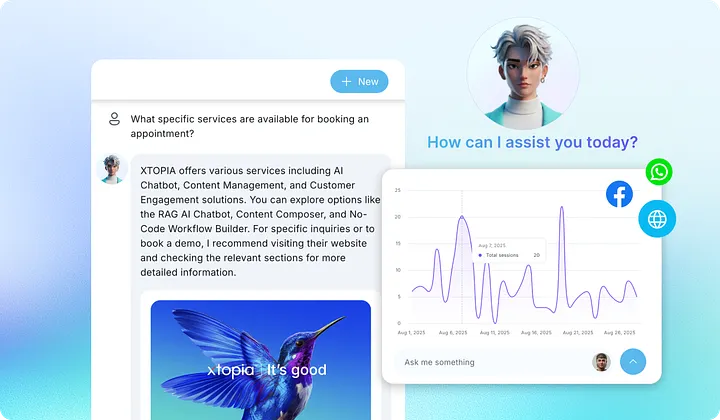XTOPIA AI Assistant with RAG capabilities