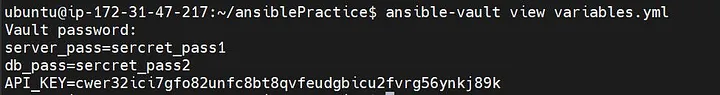 Ansible view
