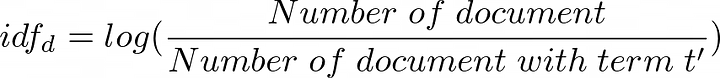 Inverse Document Frequency