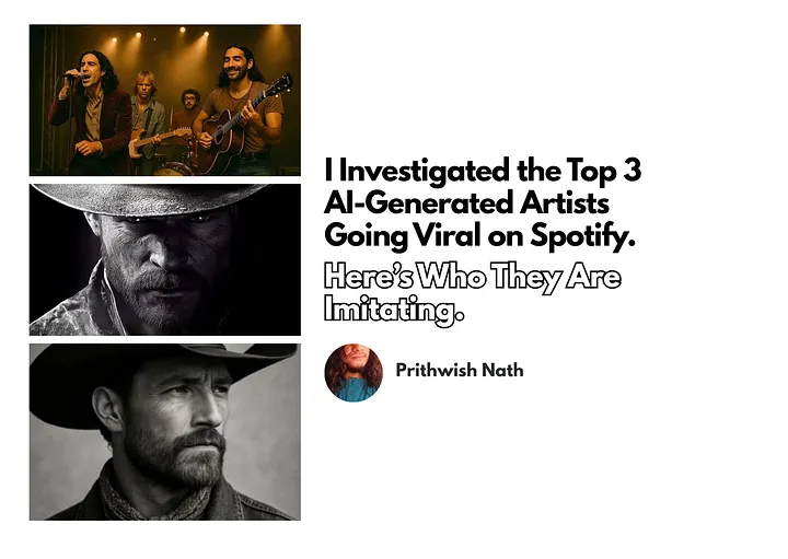 I Investigated the Top 3 AI-Generated Artists Going Viral on Spotify. Here’s Who They Are Imitating.