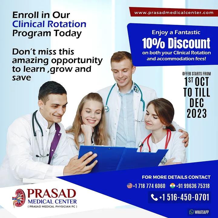 Prasad Medical Center, Clinical Rotations for International Medical Students in USA,Clinical Rotations for Nursing Students,Internal Medicine Clinical Rotations in Brooklyn,Clinical Rotations for Immigration Students in USA,US Clinical Rotations for Img Medical Students,
