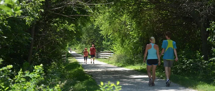 the MOPAC trail between Lincoln and Omaha; no dogs’ heads were decapitated in the making of this trail