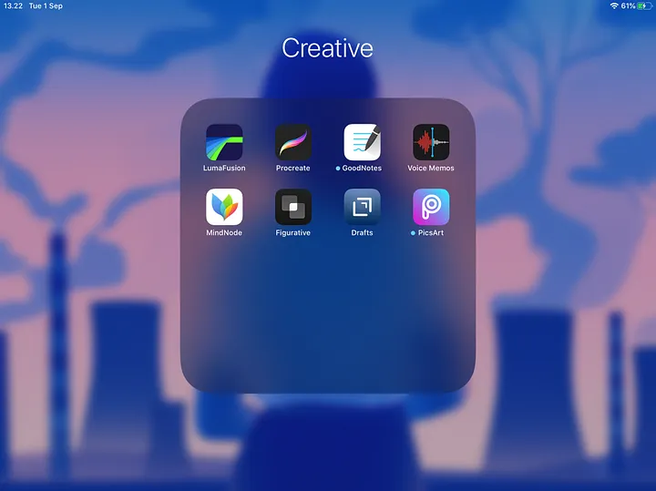 Creative category app