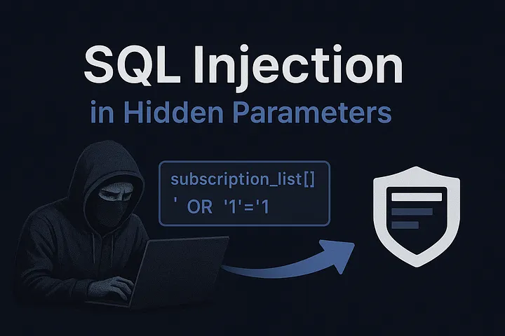 From Recon to Report - Exploiting SQL Injection in Hidden Parameter