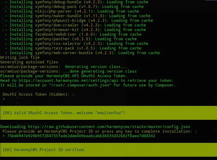 Installation process