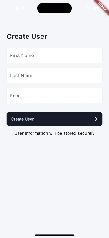 Registration Screen