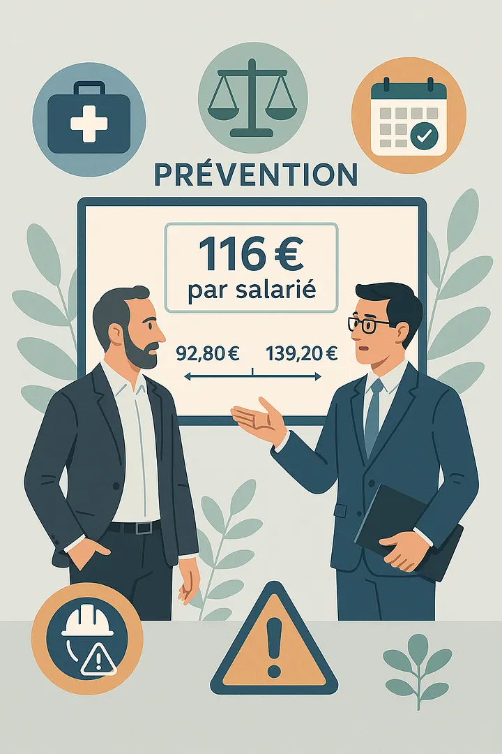 Coût de la médecine du travail en 2026