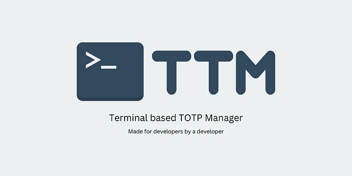 Terminal TOTP Manager