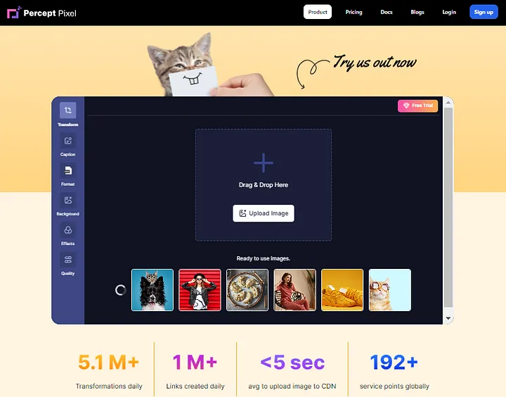 percept pixel cdn platfrom