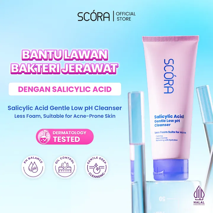Pratinjau SCORA Salicylic Acid Gentle Low pH Cleanser