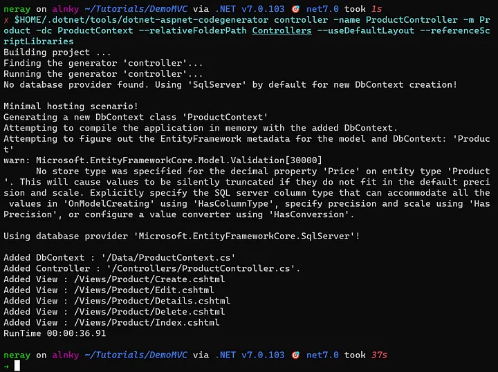 Generating
Code