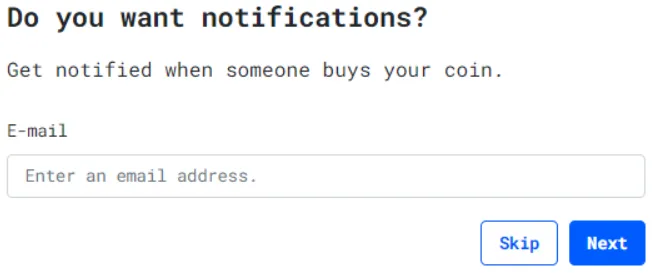 Do you want notifications?