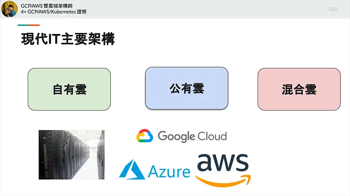 現代IT 的主要三種架構