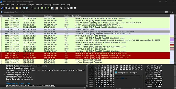 MALWARE ANALYSIS — Detection Koi Stealer in traffic report