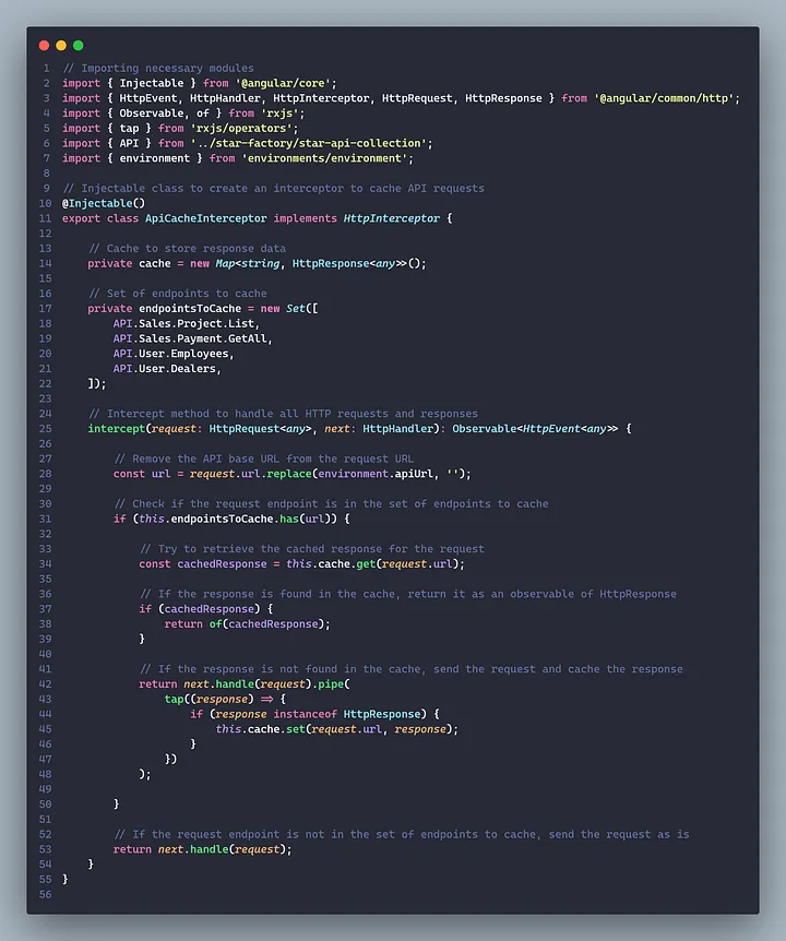 Angular Caching