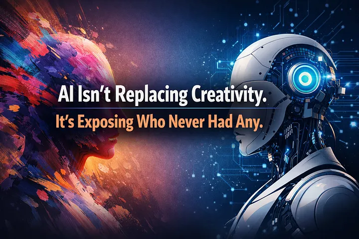 AI Isn’t Replacing Creativity. It’s Exposing Who Never Had Any.