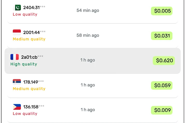 High Quality Click Example