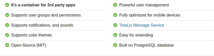 Openplatform features