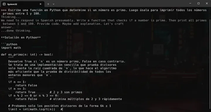 Ejemplo de Uso en Terminal