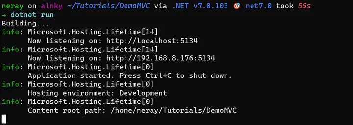 Project
Running