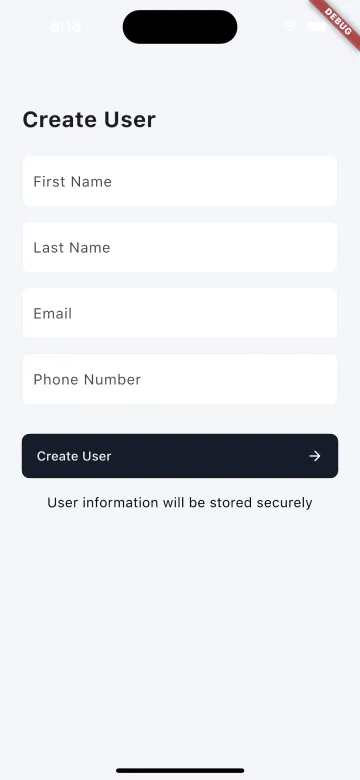 Registration Screen