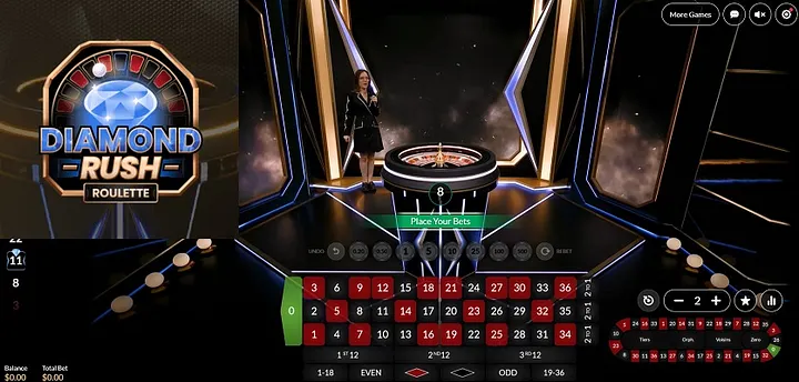 Diamond Rush Roulette