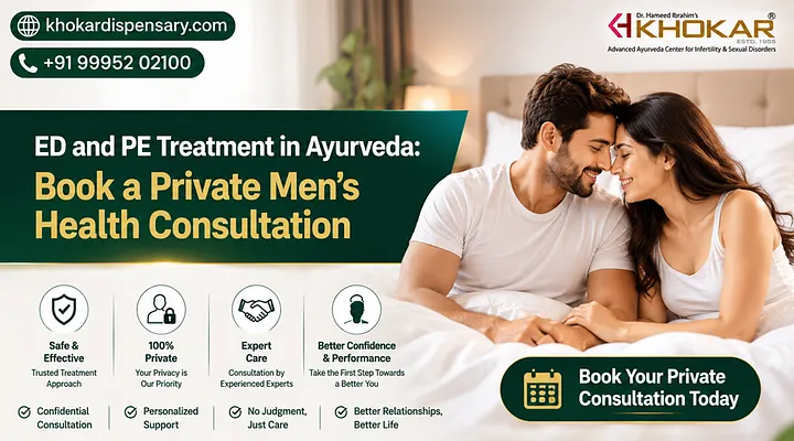 ED and PE Treatment in Ayurveda: Book a Private Men’s Health Consultation