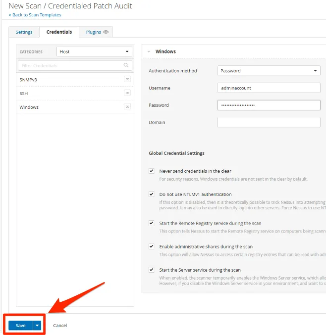 How to Perform a Credentialed Patch Scan Using Tenable Nessus Professional