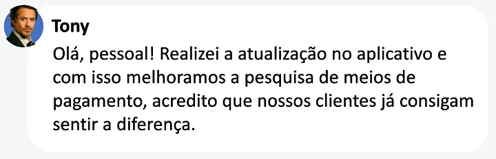 Exemplo de uma interação certa com pessoas sem conhecimento técnico mais aprofundado