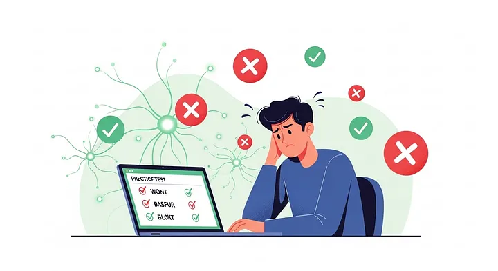 Why You Keep Failing Practice Tests — And How to Fix It