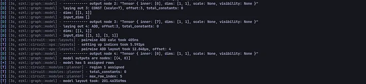 More logs when layouting ML model to circuit