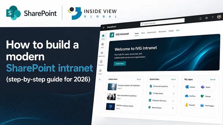 img of How to build a modern SharePoint intranet (step by step guide for 2026)