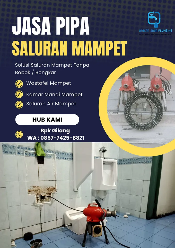 SIAP OTW !!!, 0857-7425-8821,Jasa Saluran Mampet Tersumbat