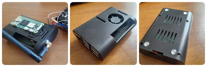 Корпус RPi4 до та після переробки