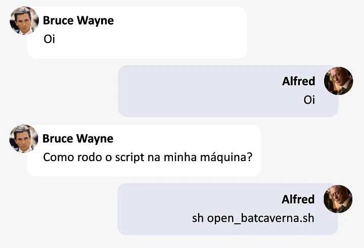 Exemplo de uma abordagem lenta